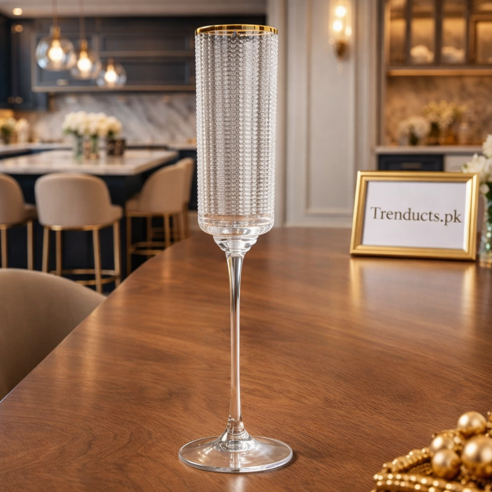 Crystal Champagne Flutes – Classic Set of 6