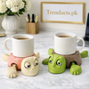 Funny Turtle Coaster – Interactive Desk Mug Holder