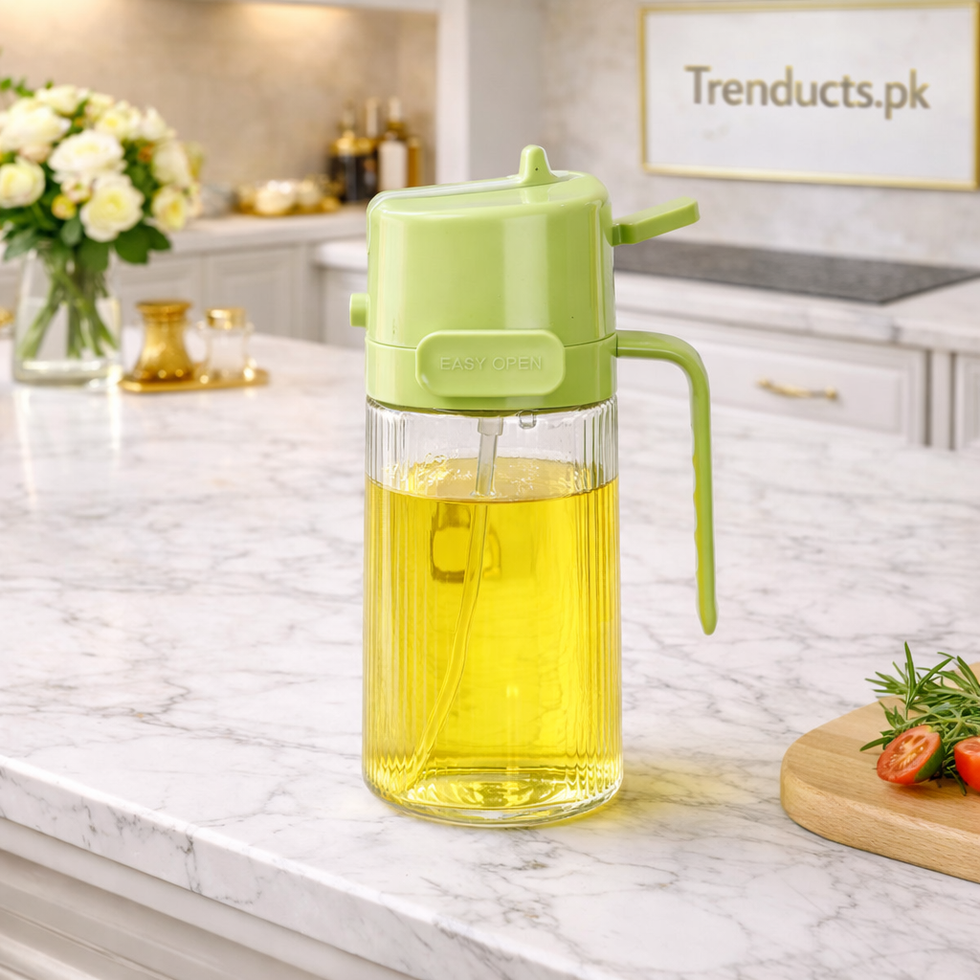 2-in-1 Kitchen Oil Spray & Pour Dispenser with Handle