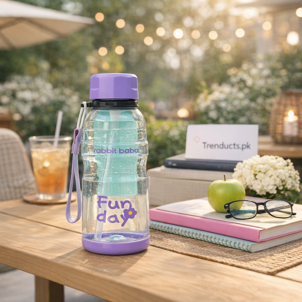 Rabbit Baba Sports Tumbler – 750ML Kawaii Style