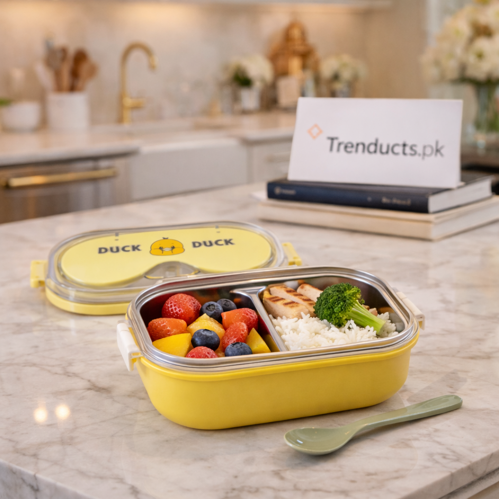 Cute Duck Stainless Steel Lunch Box for Kids