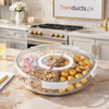 Premium Compartmentalized Dry Fruit & Snack Serving Tray