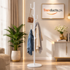 Multifunctional Circular Base Standing Clothes Rack – Heavy Duty
