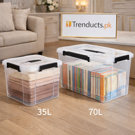 Premium Heavy-Duty Storage Box with Handle