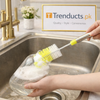 Premium Long-Handle Water Bottle Cleaning Brush