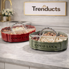 Multi-Compartment Nut & Snack Storage Box – Airtight Serving Tray