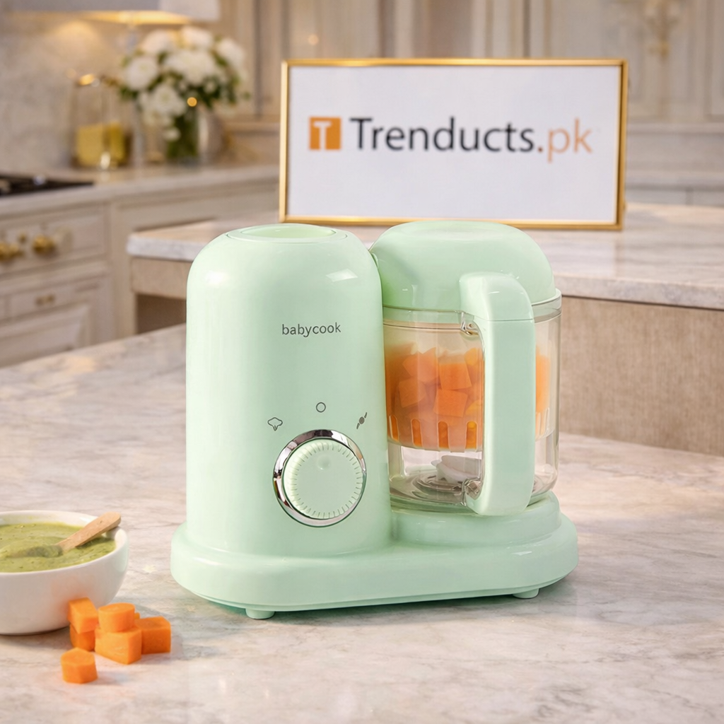 4-in-1 Baby Food Processor – Steam, Blend, Grind & Heat