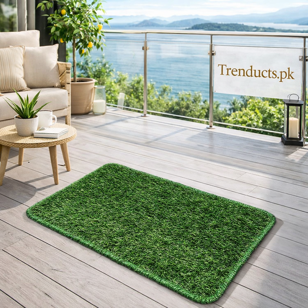 Premium Artificial Grass Door Mat – Weather-Resistant Outdoor Entrance Rug
