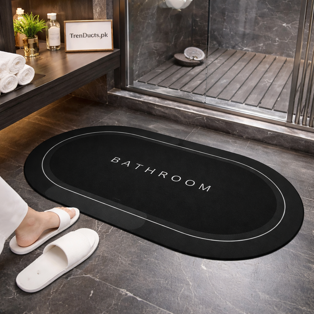 Premium Quick-Dry Anti-Slip Bathroom Mat – Super Absorbent Magic Floor Rug