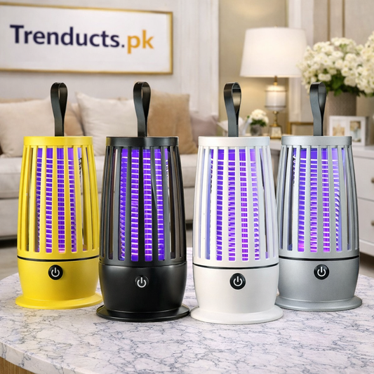 4000mAh Rechargeable Electric Mosquito Killer Lamp – Silent Zapper