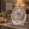 Rechargeable Desktop Fan with COB Light – Portable Cooling Gear