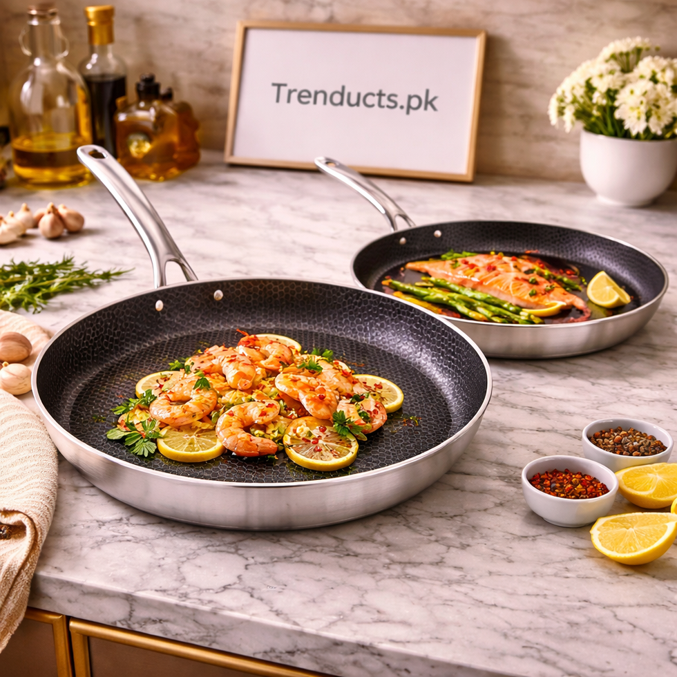 Spider-Web Hybrid Non-Stick Shallow Frypan – Professional Cookware
