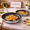 Spider-Web Hybrid Non-Stick Shallow Frypan – Professional Cookware