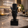 Polygon Power Royal Geometric Horse Head Sculpture