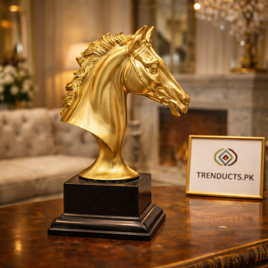 Sovereign Stallion Royal Gold Horse Head Bust
