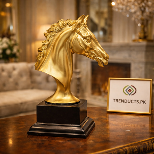 Sovereign Stallion Royal Gold Horse Head Bust