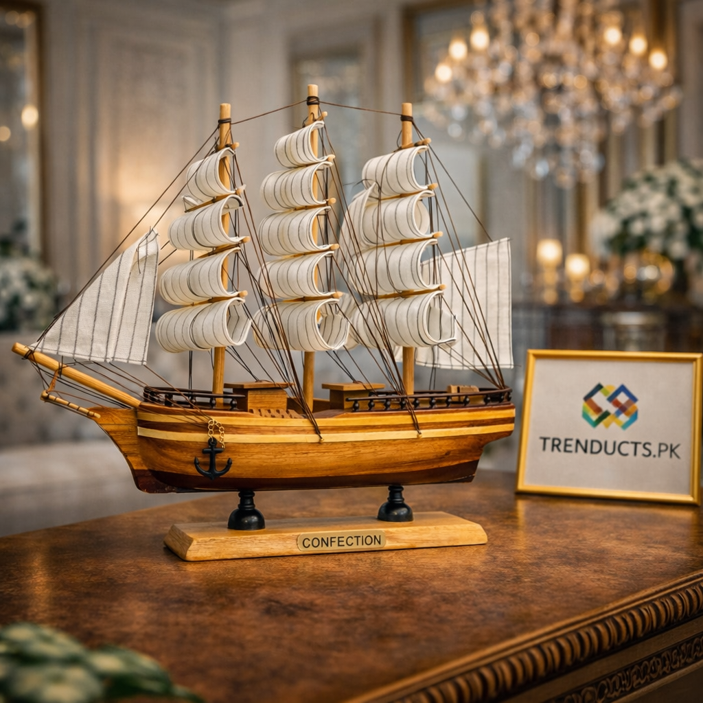 Royal Vintage Sailor Galleon Showpiece (13 X 14cm)