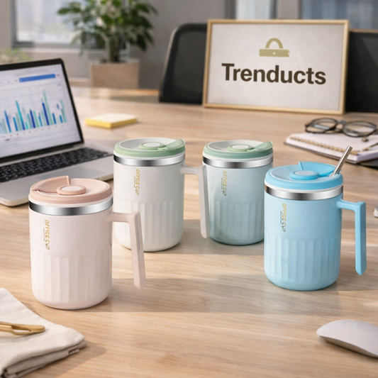 Nordic Matte Minimalist Coffee Mug – Premium Ceramic Tea & Coffee Cup (Random Color)