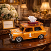 Orange Adventure Car-Shaped Tissue Box & Showpiece