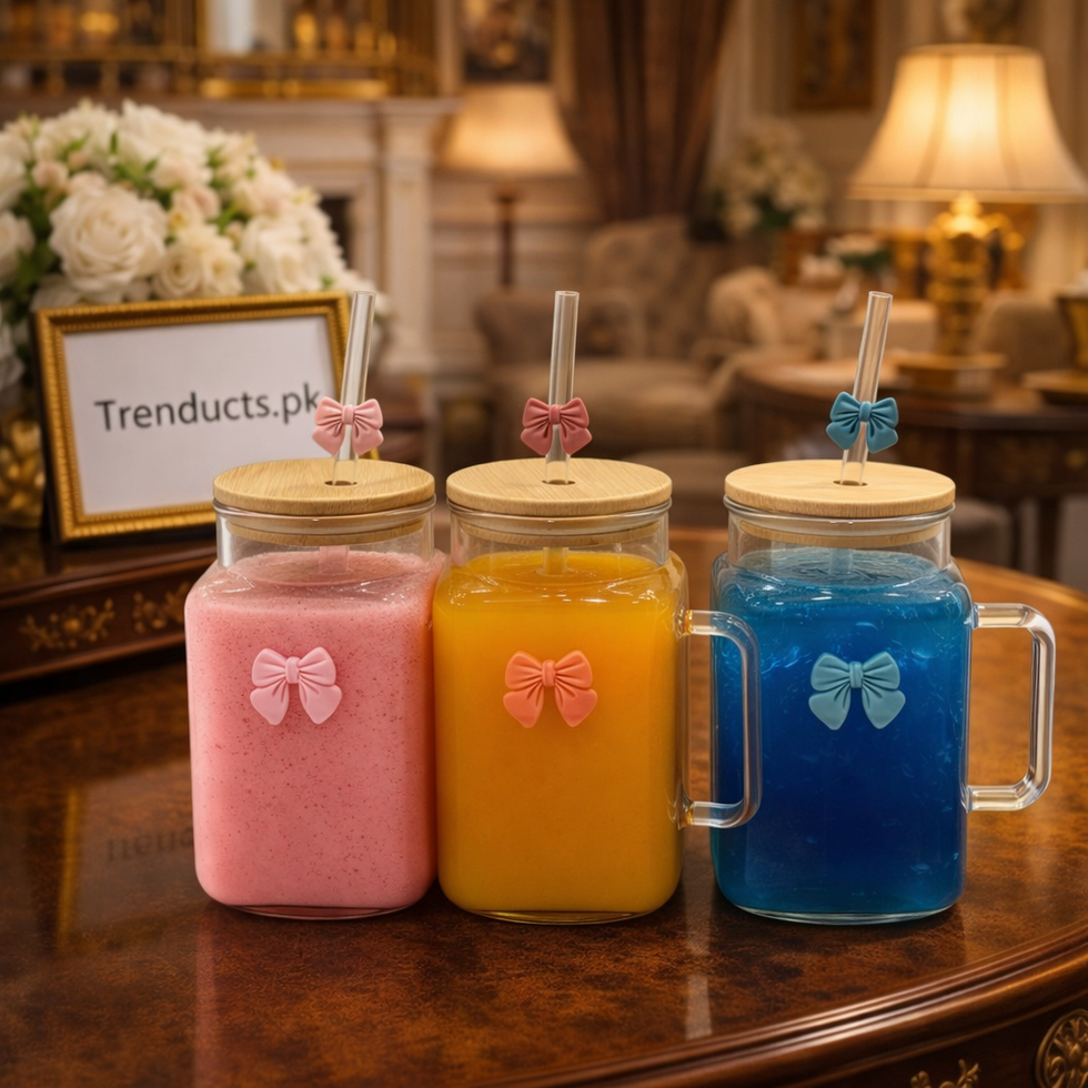 500ml Aesthetic Tumbler with Straw & Lid