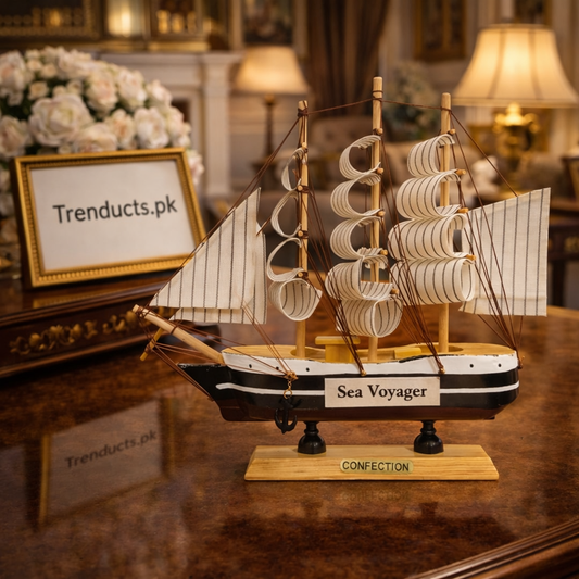 Sea Voyager Handcrafted Nautical Showpiece - (35 x 30 cm)