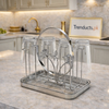 Premium Stainless Steel Glass Drying & Storage Stand