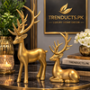 Golden Royal Deer Set – Elegant Luxury Home Decor