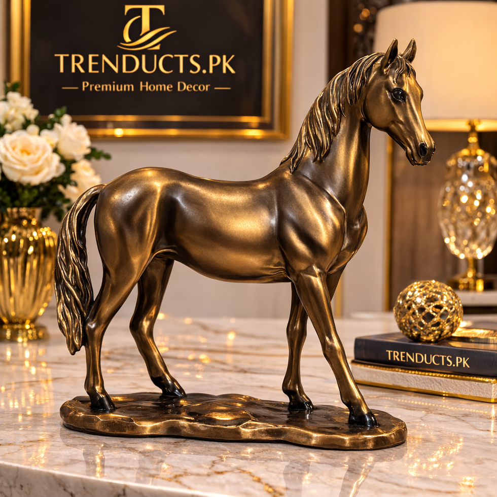 Royal Grace Horse Figurine – Refined Luxury Decor