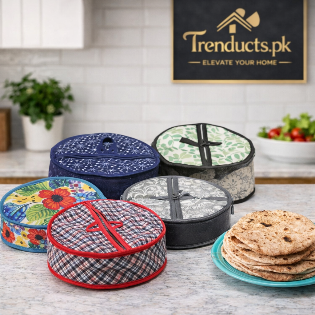 Premium Roti Cover – Insulated Fabric Tortilla Warmer