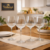 Crystal Champagne Goblets – Elegant Set of 4