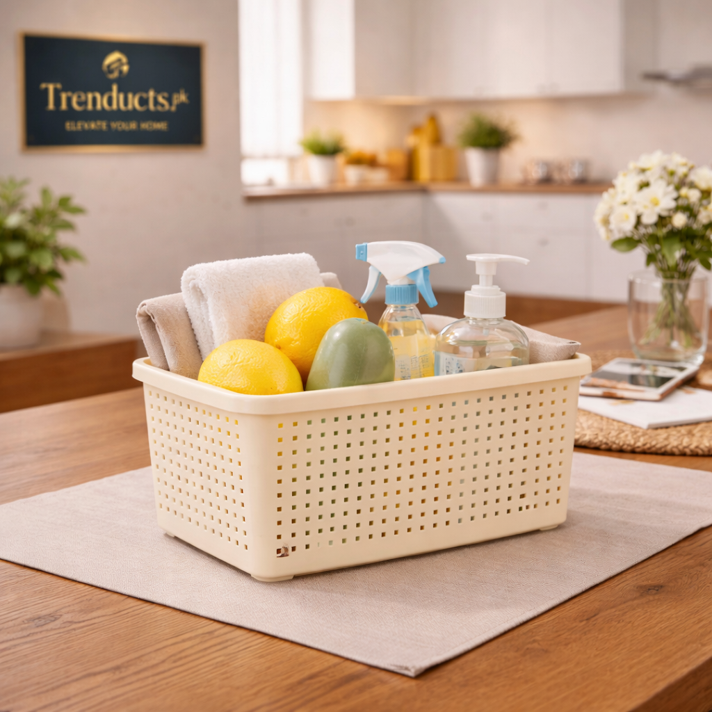 Rectangular Minimalist Storage Basket – Versatile Home Organizer