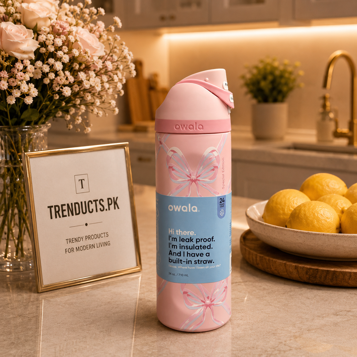 Owala FreeSip® "Tie the Knot" Special Edition 24oz Bottle