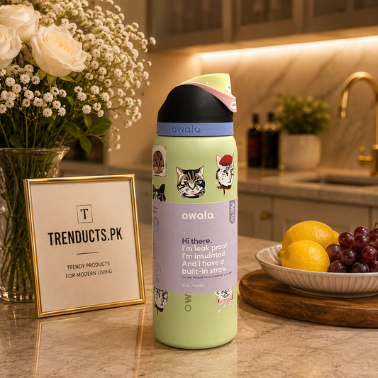 Owala FreeSip® "Cat Collage" Limited Edition 32oz Bottle