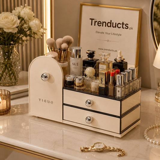 YIGUO Luxury Multi-Tier Cosmetic & Jewelry Organizer