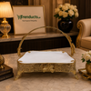Royal Butterfly Golden Ceramic Serving Platter