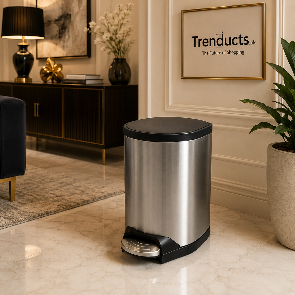 Ultra Hydraulic 20L Stainless Steel Pedal Dustbin