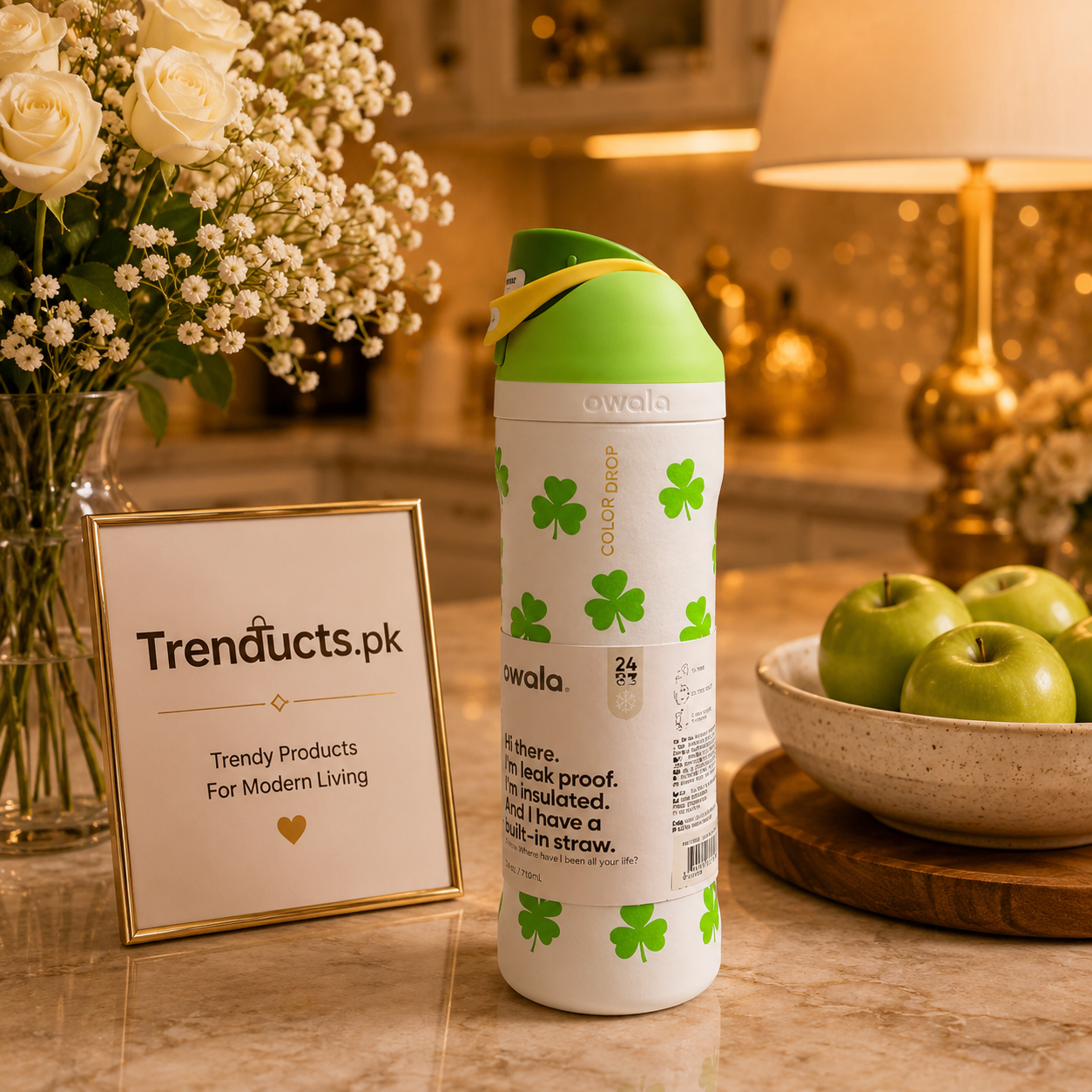 Owala FreeSip® "Lady Luck" Limited Edition 24oz Bottle
