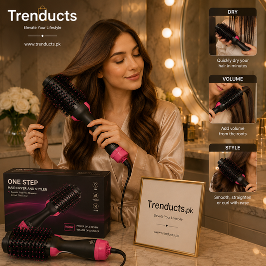 Professional 4-in-1 One-Step Hair Dryer & Volumizer