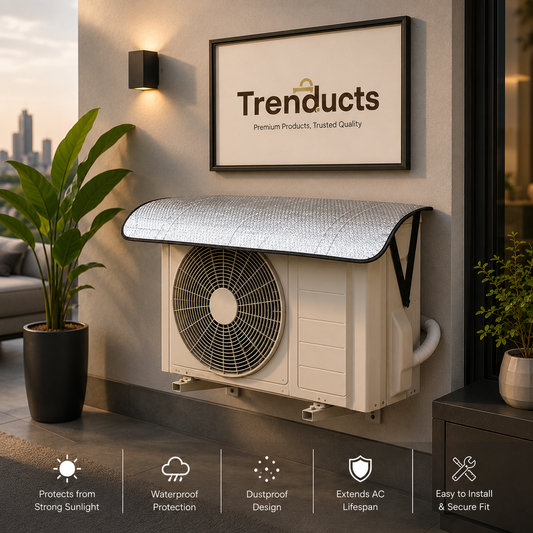 Universal Solar-Reflective AC Outdoor Unit Protective Cover