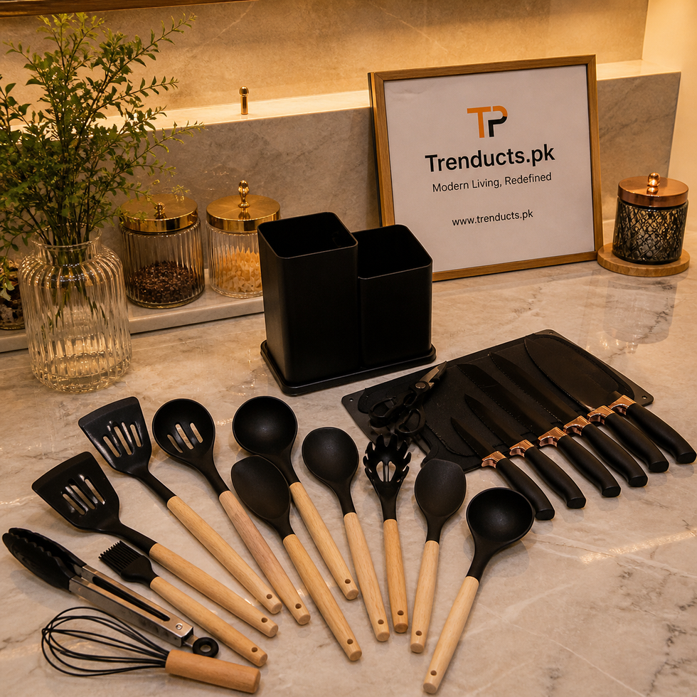 19Pcs Silicone Kitchen Utensils Set for Cooking and Baking