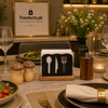 Modern Matte Black Cutlery Napkin Holder