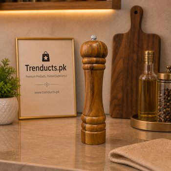 Classic 8-Inch Solid Wood Adjustable Pepper Mill