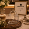 Designer Handbag-Inspired Glass for Coffee, Juice & Matcha