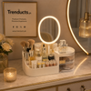 LuminaGlow LED Cosmetic Organizer & Makeup Vanity Station
