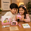 Mini Digital Cartoon Kids Camera with Shockproof Silicone Shell