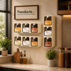 Heavy-Duty Wall-Mounted Spice Rack & Kitchen Organizer