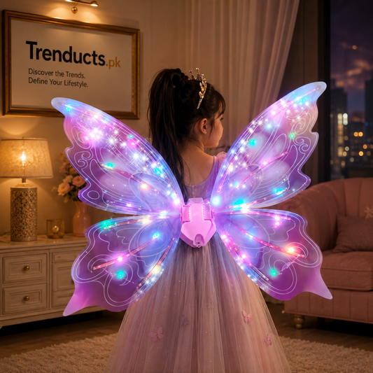 MagicFlutter Electric Light-Up Moving Fairy & Butterfly Wings