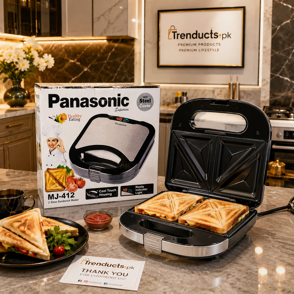 SizzlePress Dual-Slot Automatic Sandwich Maker & Toaster (Random Model)
