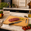 Premium Heavy-Duty Anti-Bacterial Bamboo Cutting Board