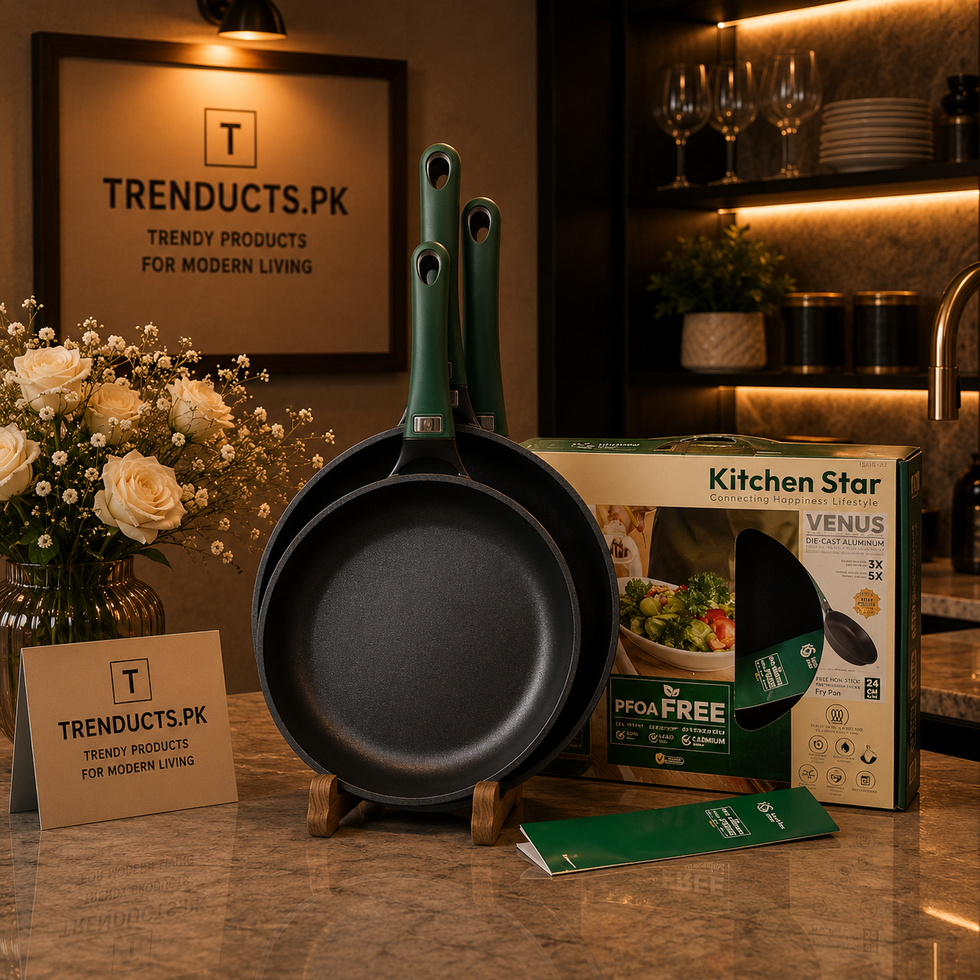 Kitchen Star "Venus" Die-Cast Granite Non-Stick Fry Pan